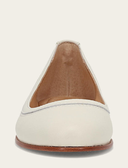 Women's White Carson Ballet Flats