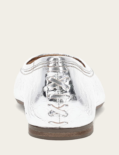 Women's Silver Heather Ballet Flats