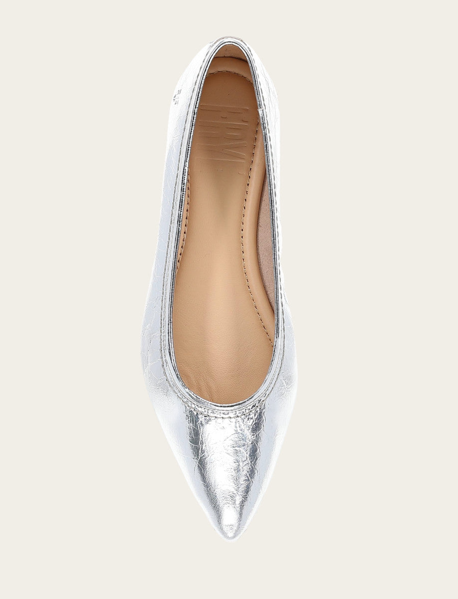 Women's Silver Heather Ballet Flats