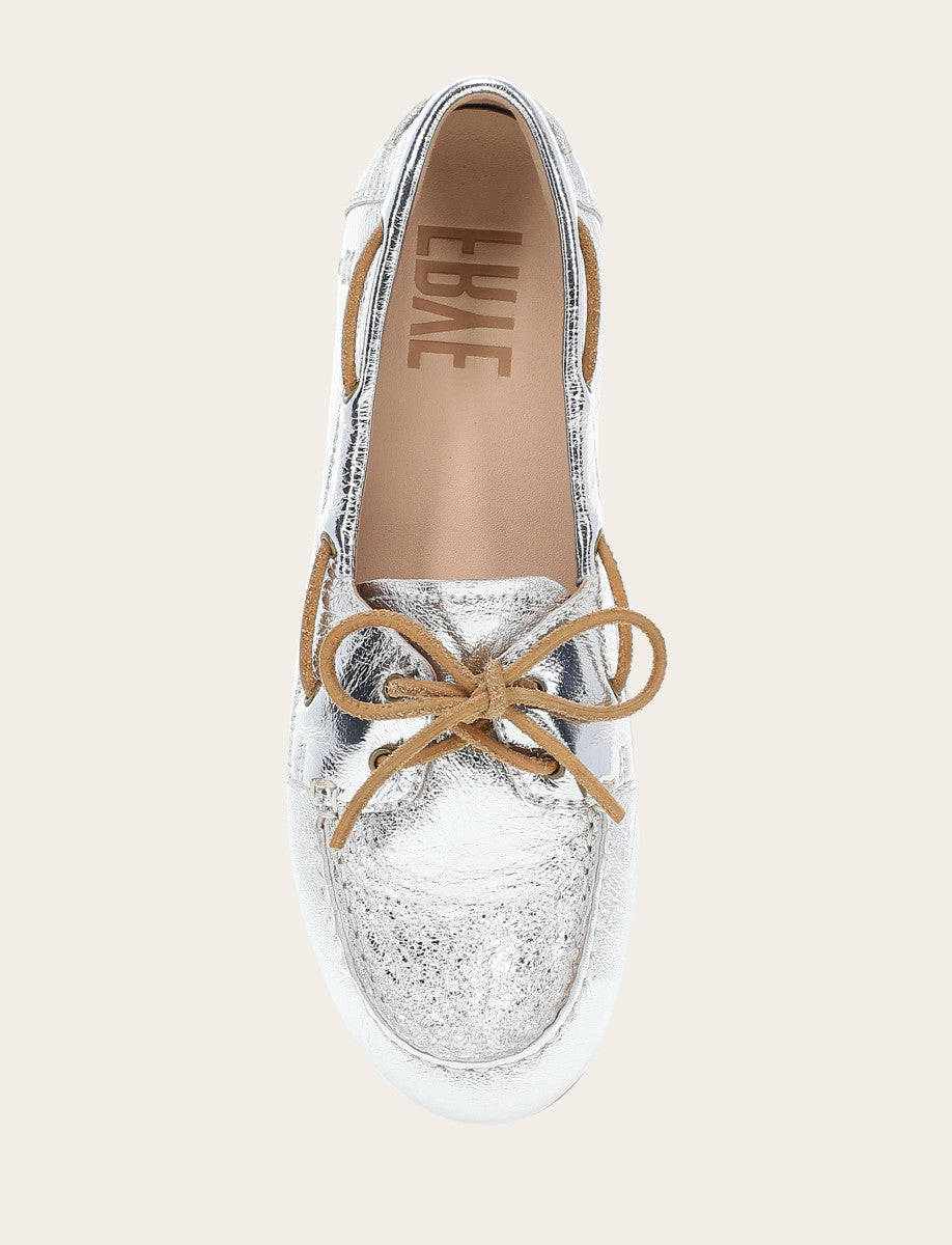 Women's Silver Naya Boat Shoes