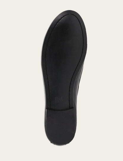 Women's Black Carson Logo Ballet Flats