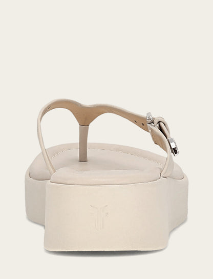 Women's Ivory Maya Buckle Thong Sandals