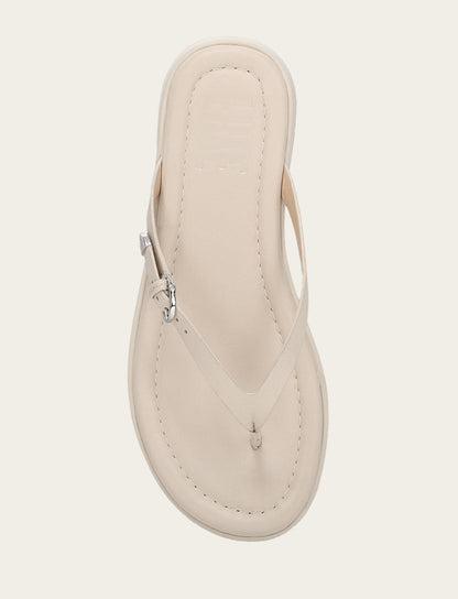 Women's Ivory Maya Buckle Thong Sandals