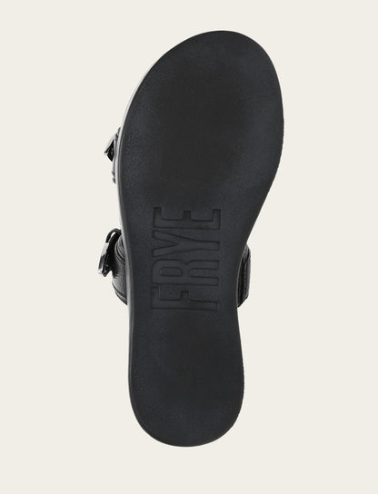 Women's Black Maya Buckle Sandals