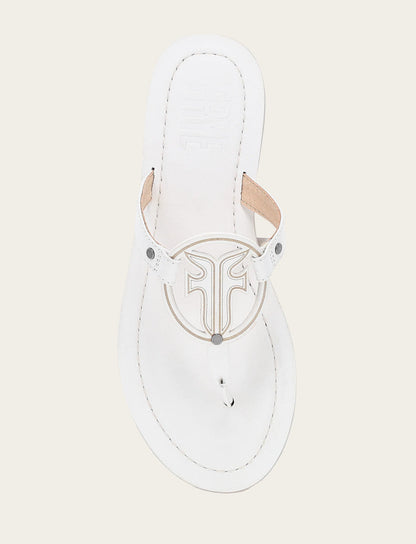 Women's White Taylor Logo Sandals