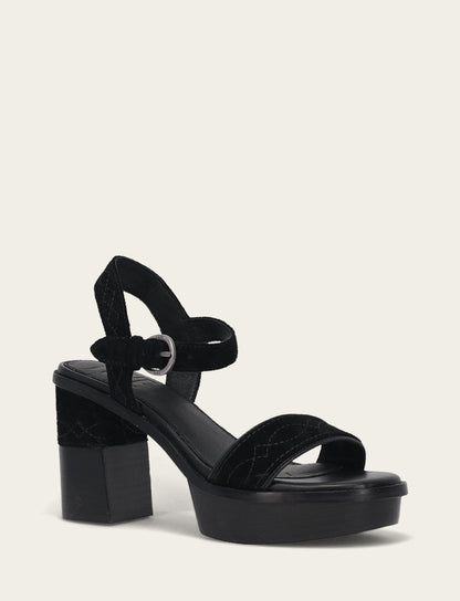 Women’s Black Pipa Woodstock Sandals