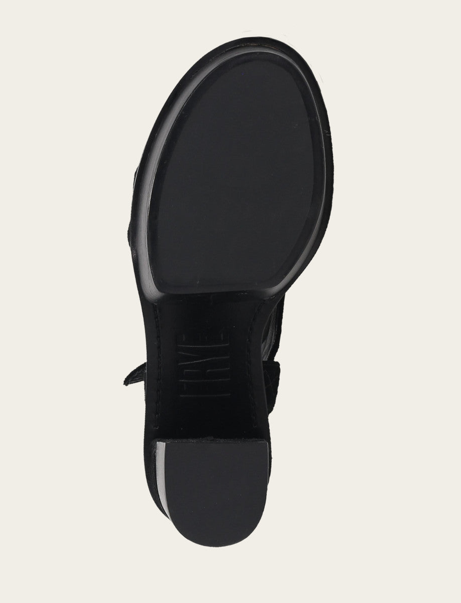 Women’s Black Pipa Woodstock Sandals