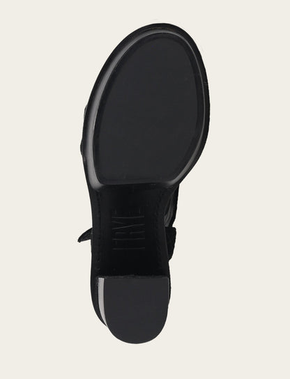 Women’s Black Pipa Woodstock Sandals