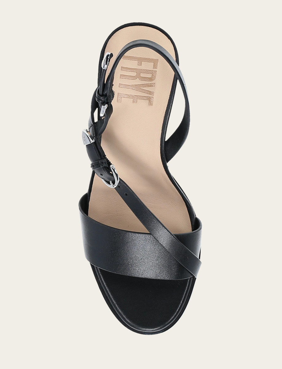 Women's Black Rachel Buckle Sandals