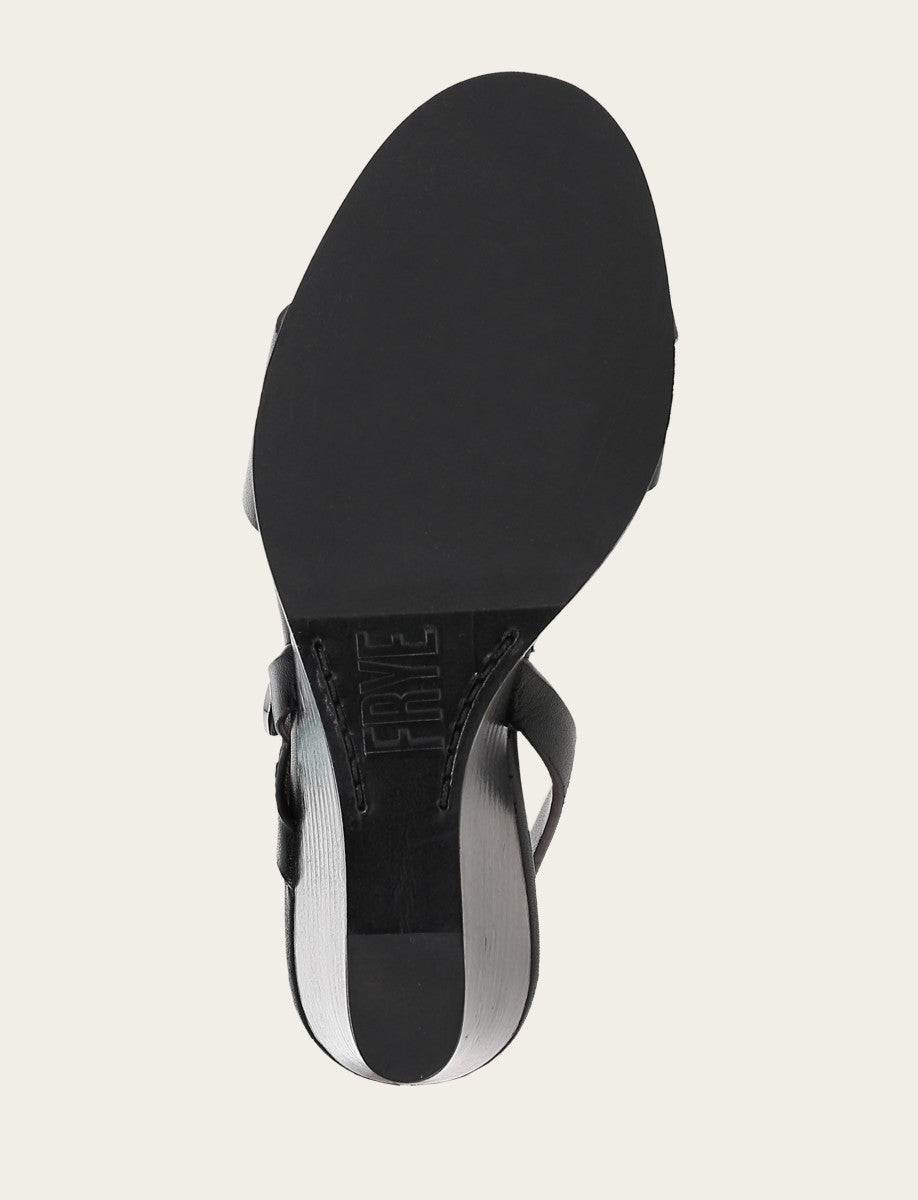 Women's Black Rachel Buckle Sandals