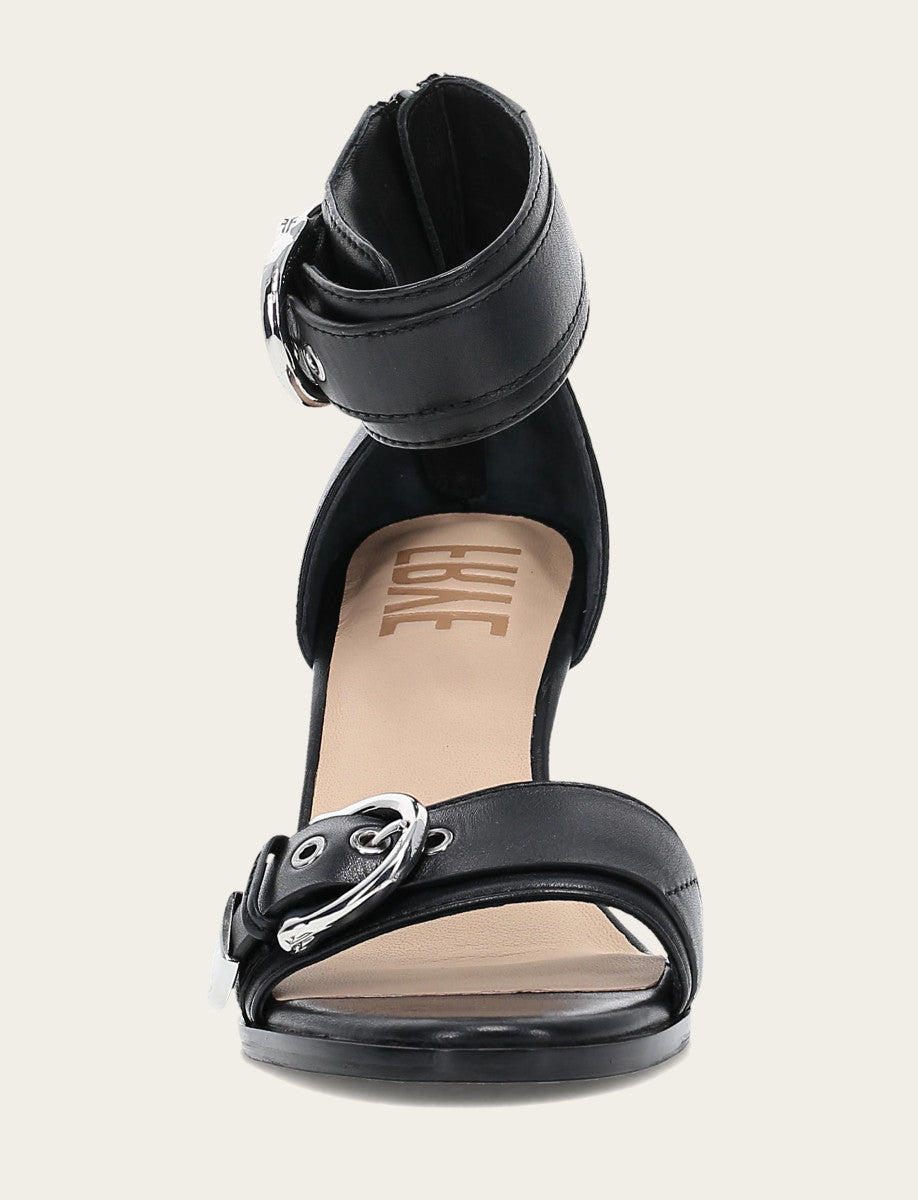 Women's Black Rachel 2 Piece Sandals