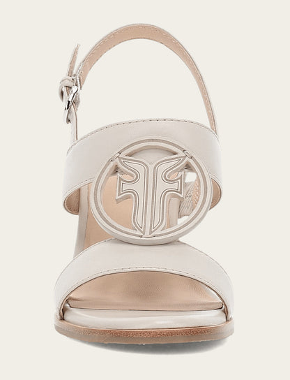 Women's Ivory Rachel Logo Sandals