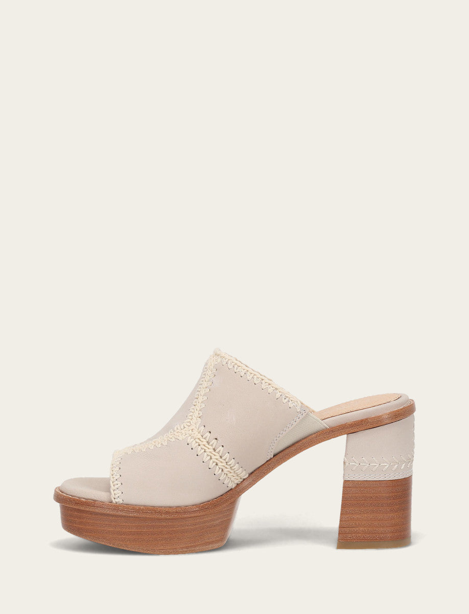 Women's Ivory Pipa Crochet Platform Sandals