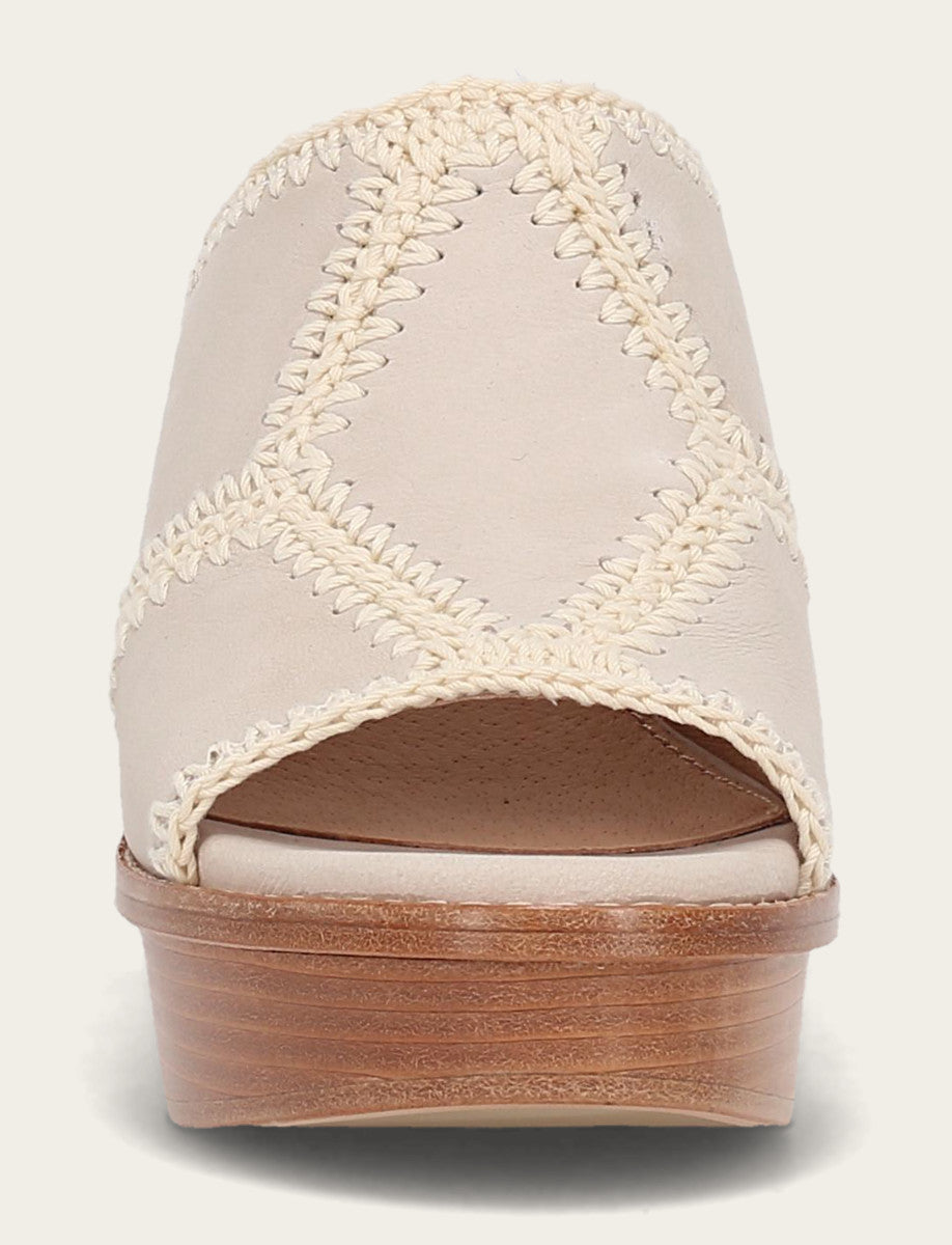 Women's Ivory Pipa Crochet Platform Sandals
