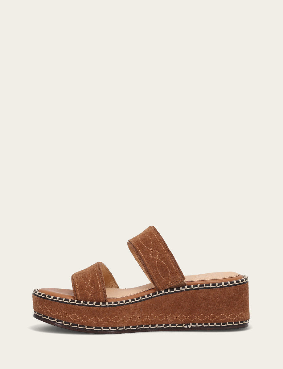 Women's Bark Joy Woodstock 2 Band Platform Slide Sandals
