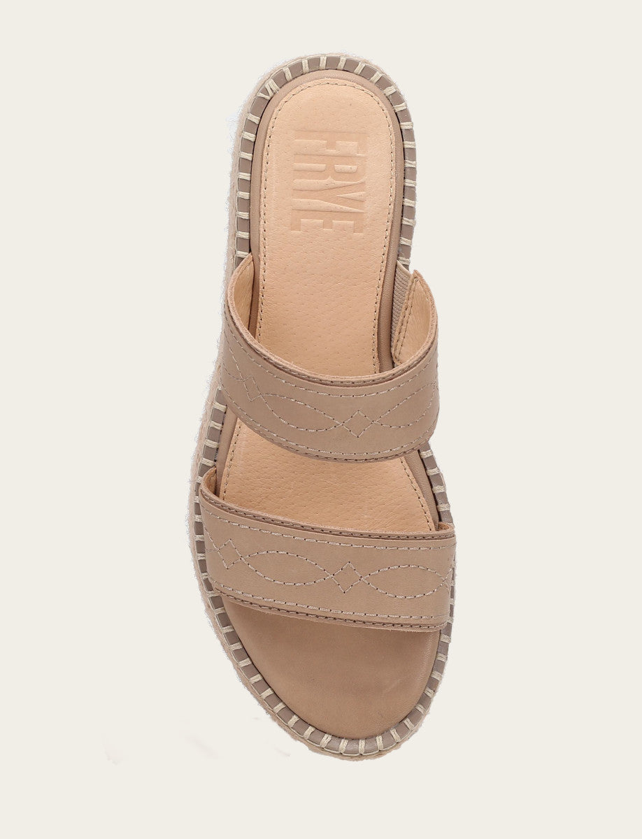 Women's Clay Joy Woodstock 2 Band Platform Slide Sandals