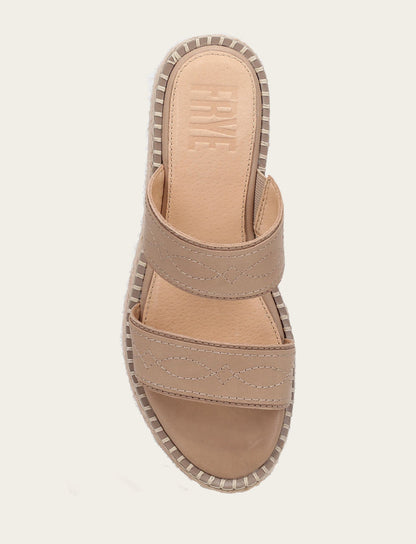 Women's Clay Joy Woodstock 2 Band Platform Slide Sandals