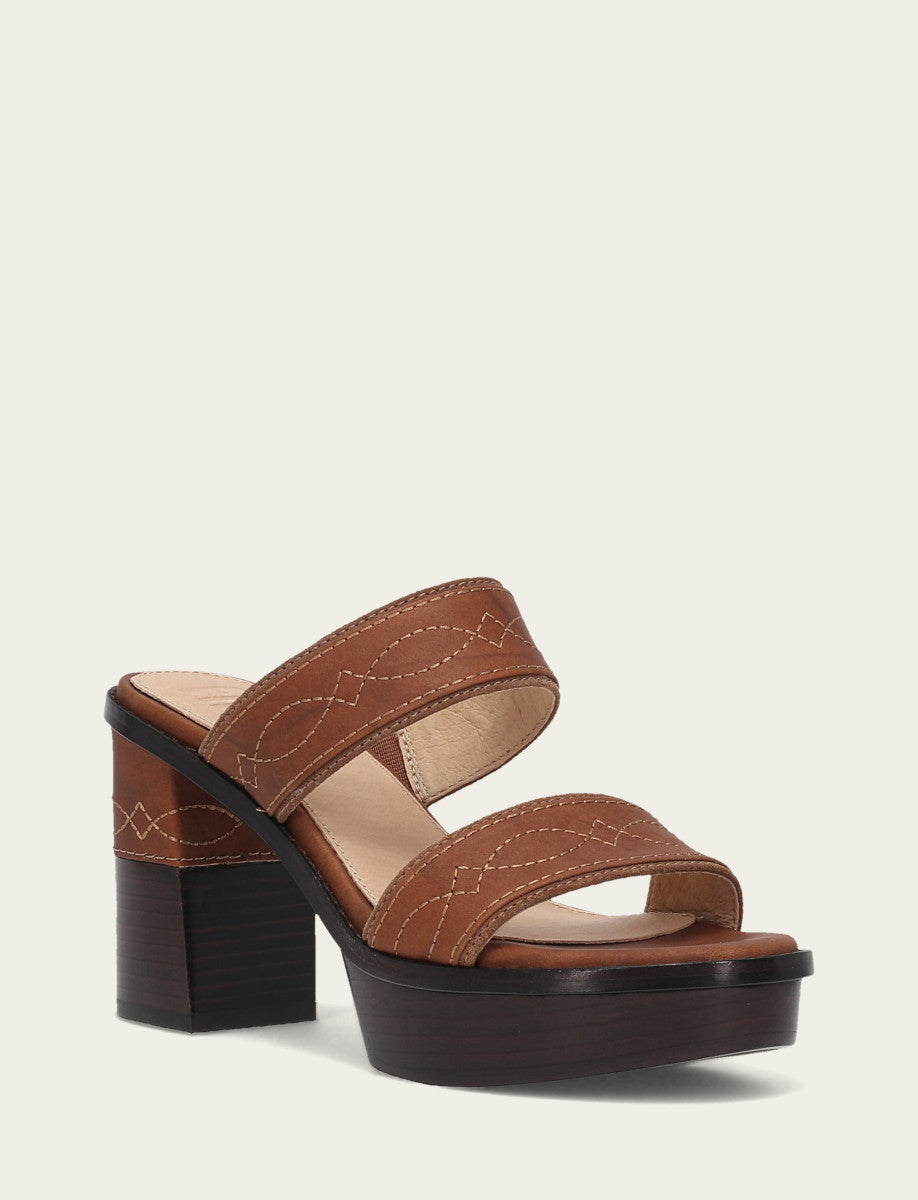 Women's Saddle Pipa Woodstock 2 Band Platform Sandals
