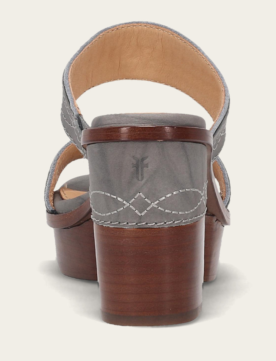Women's Grey Sky Pipa Woodstock 2 Band Platform Sandals