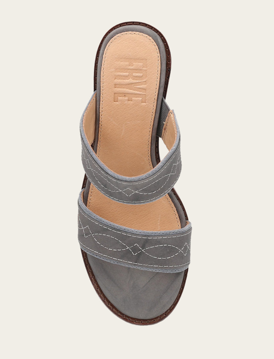 Women's Grey Sky Pipa Woodstock 2 Band Platform Sandals