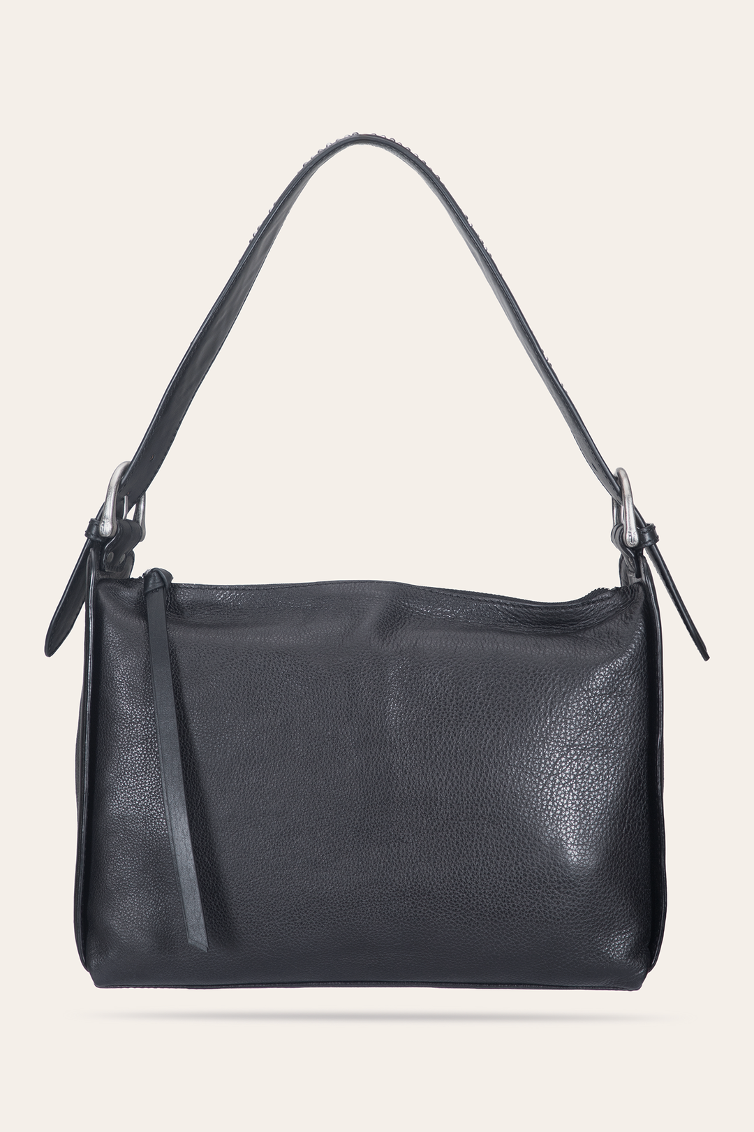 Women's Black Carla Studded Shoulder Bag