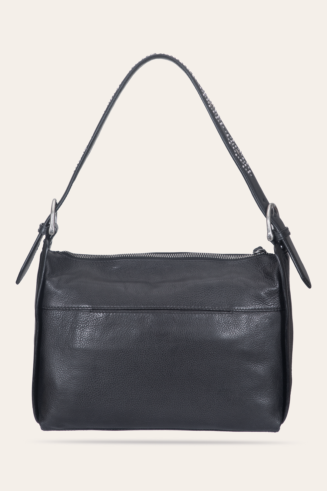 Women's Black Carla Studded Shoulder Bag
