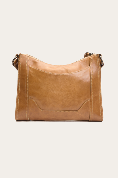 Melissa Zip Crossbody in Beige