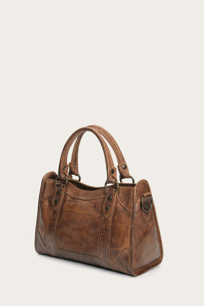 Melissa Cognac Satchel