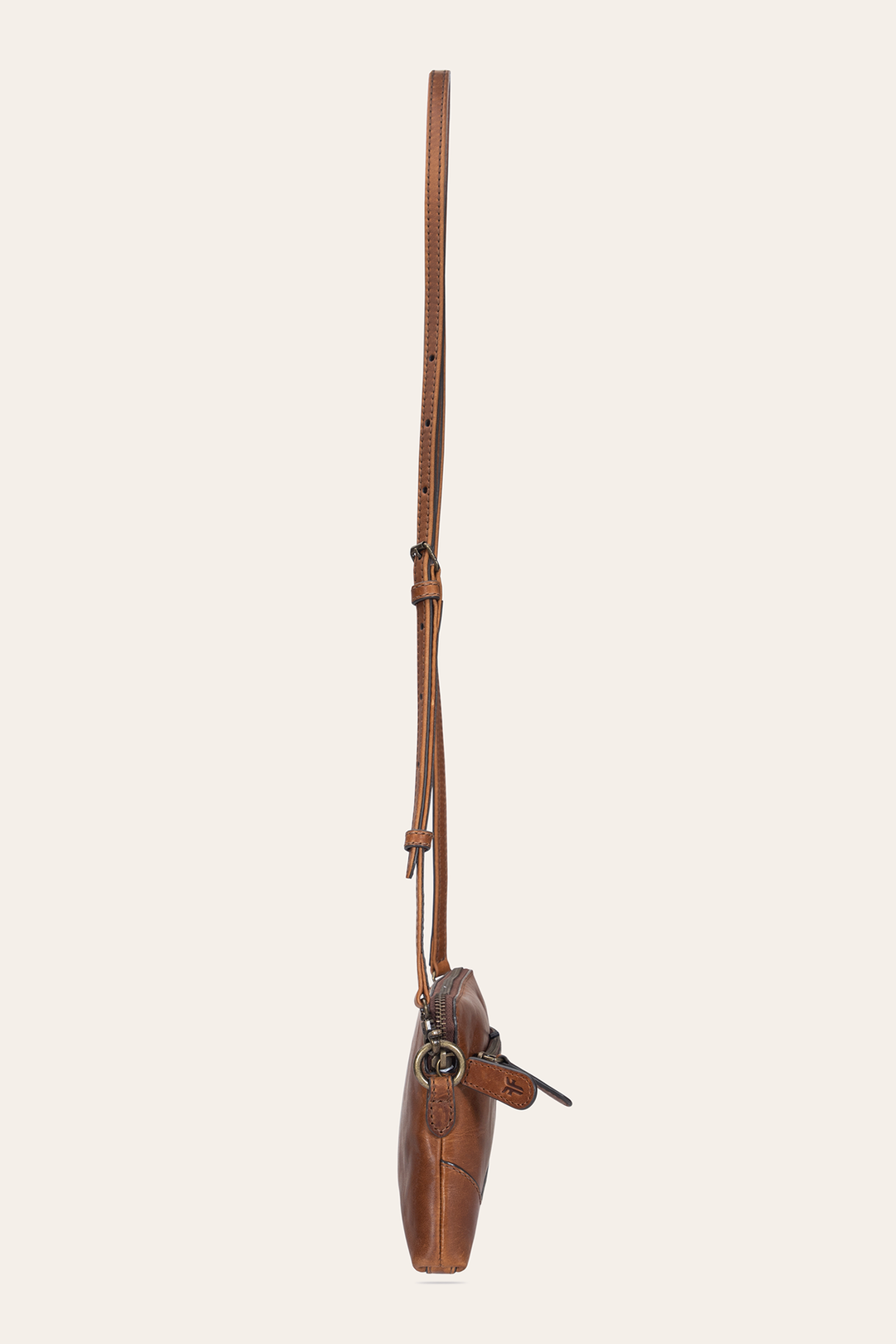 Melissa Cognac Crossbody Wristlet