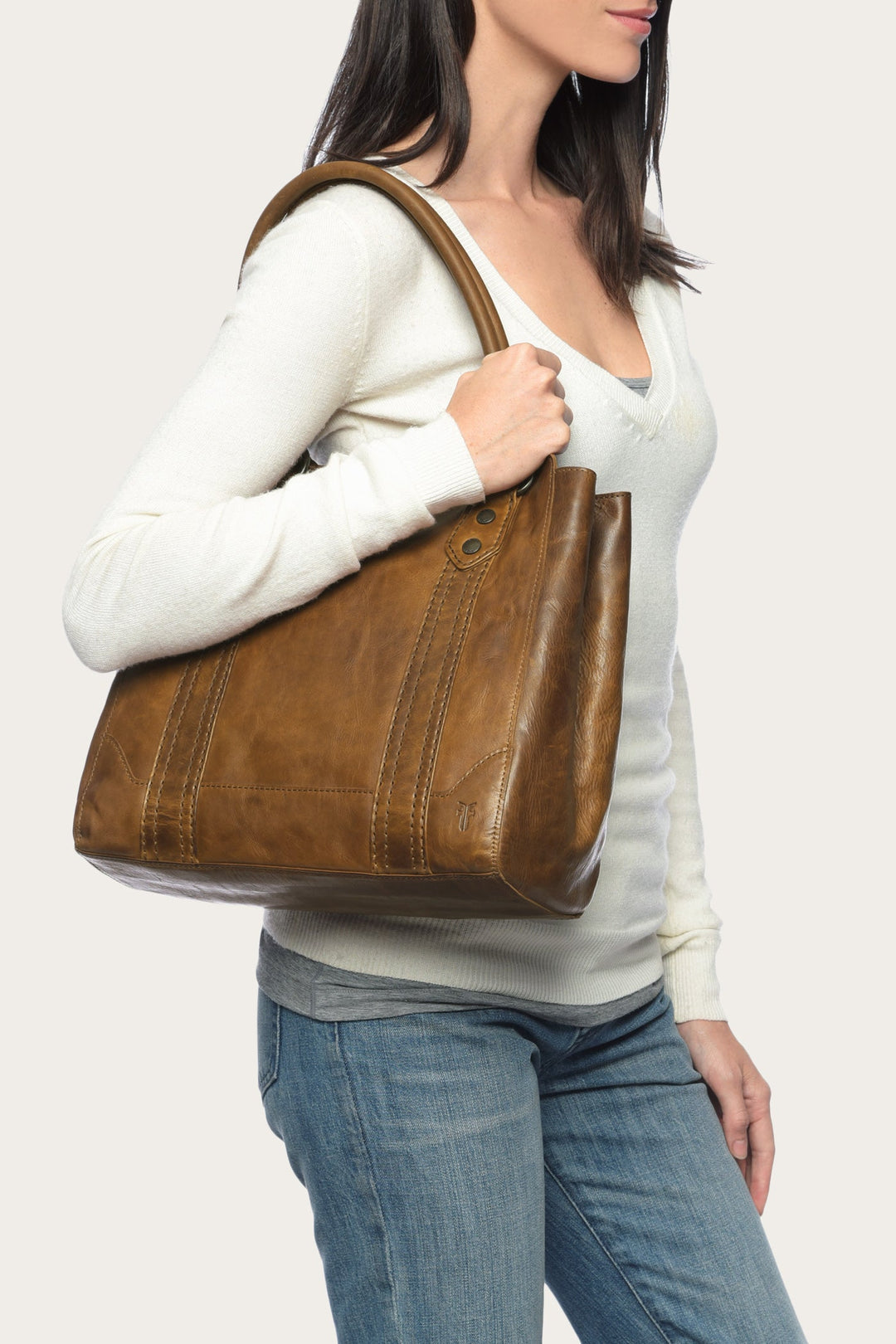 Melissa Cognac Tote