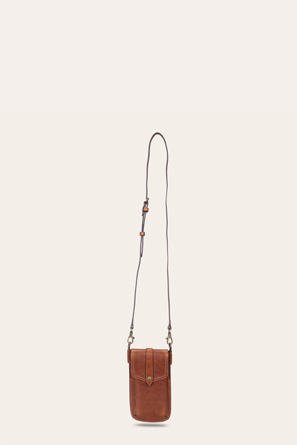 Melissa Cognac Phone Pouch