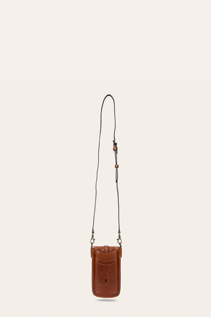 Melissa Cognac Phone Pouch