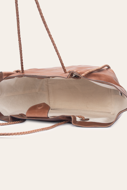 Cognac Caroline Shopper