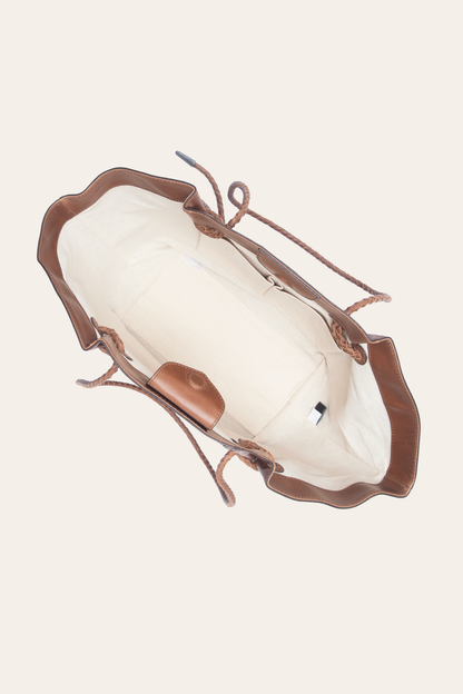 Cognac Caroline Shopper
