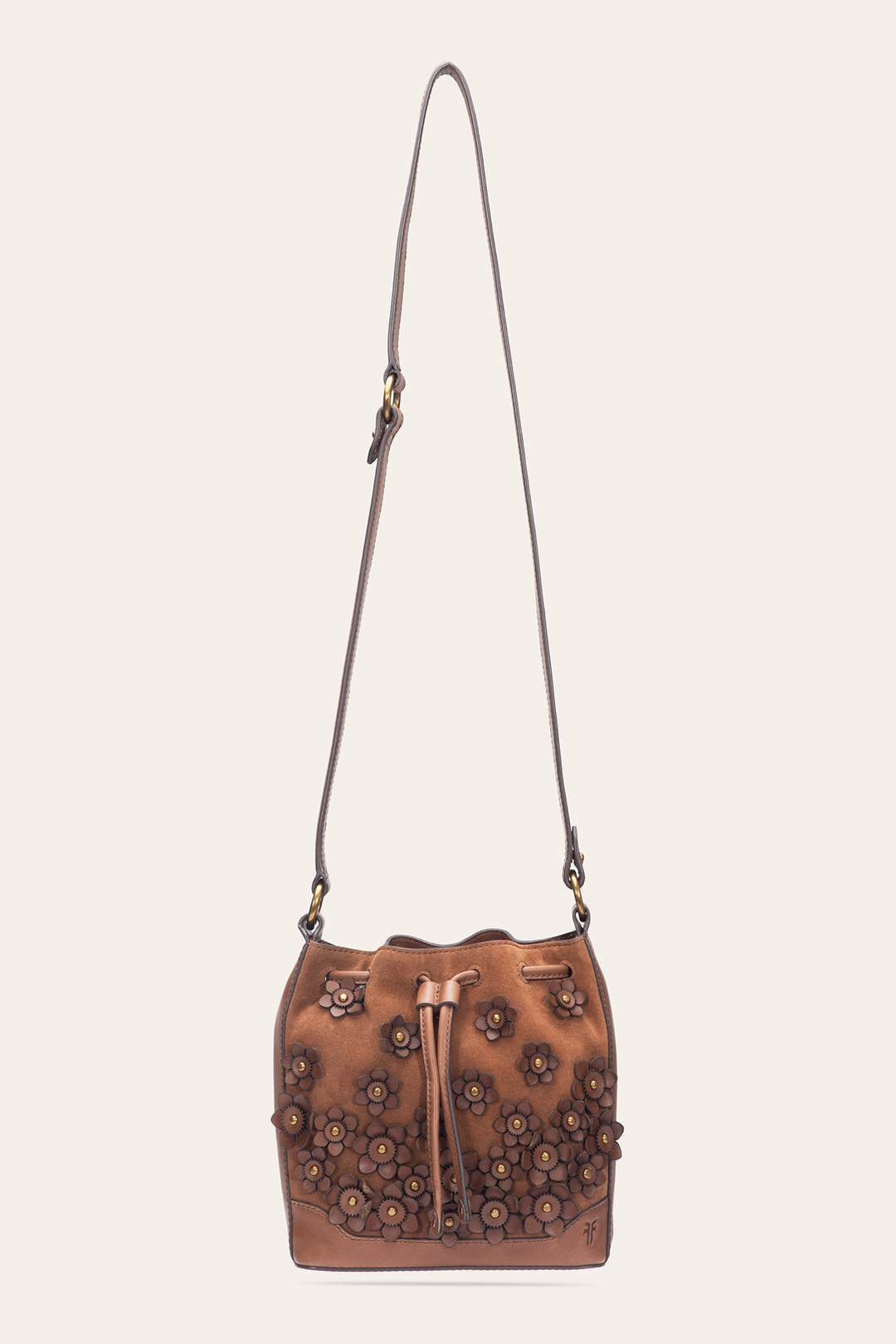 Cognac Melissa Floral Convertible Bucket