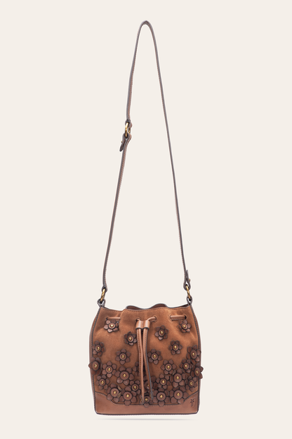 Cognac Melissa Floral Convertible Bucket