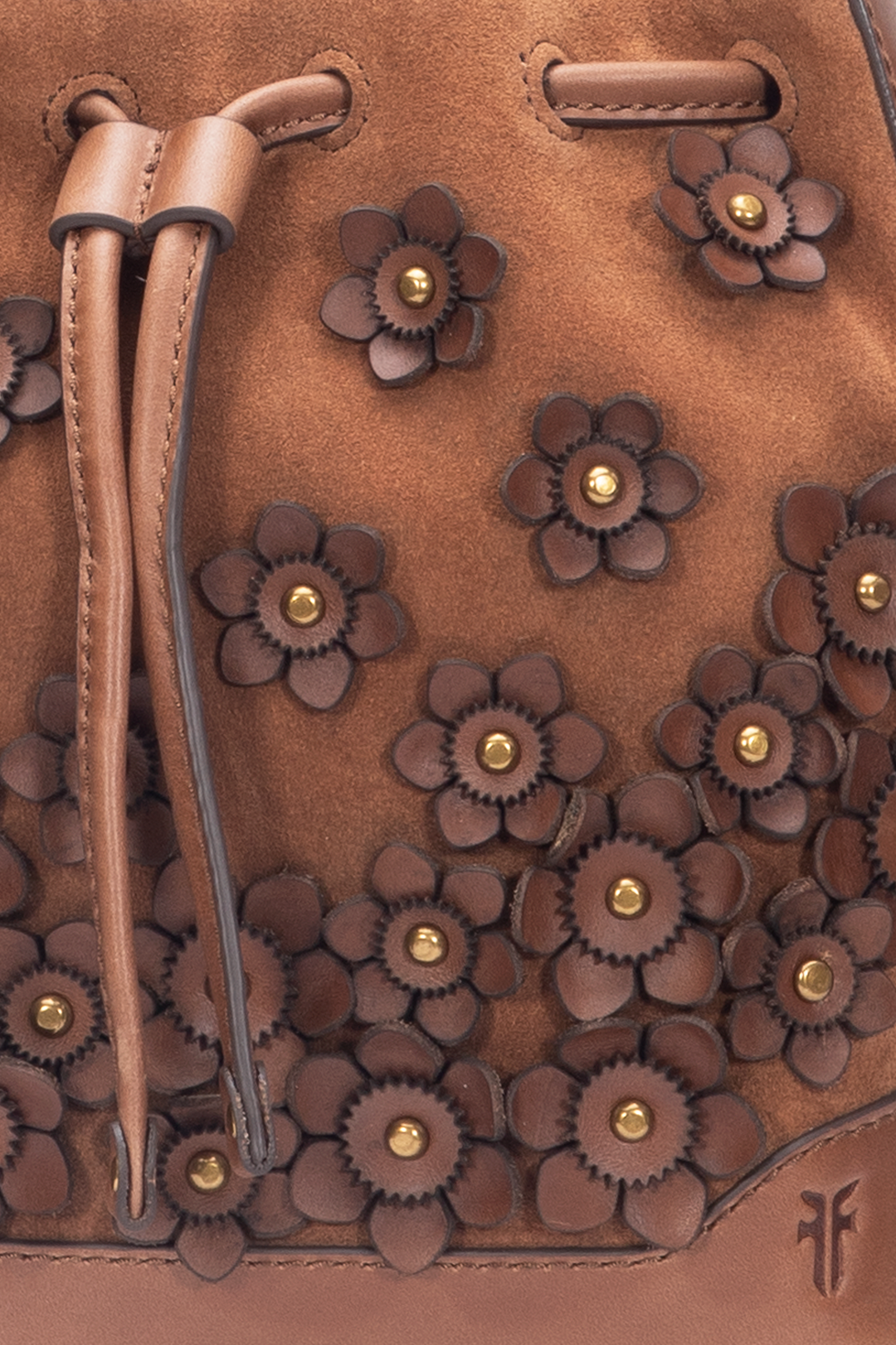 Cognac Melissa Floral Convertible Bucket