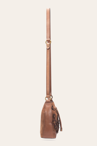 Cognac Melissa Floral Convertible Bucket