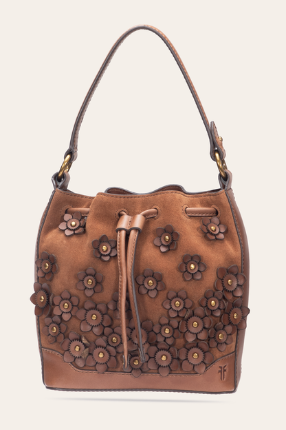 Cognac Melissa Floral Convertible Bucket