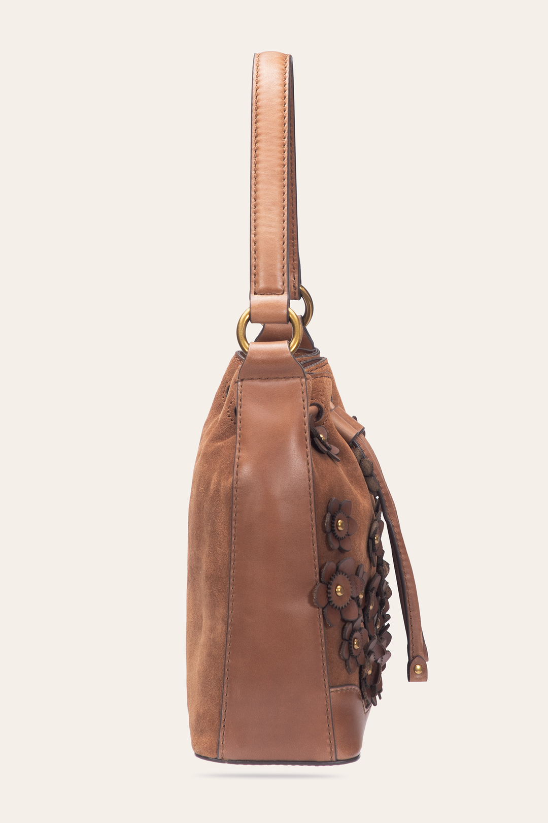 Cognac Melissa Floral Convertible Bucket