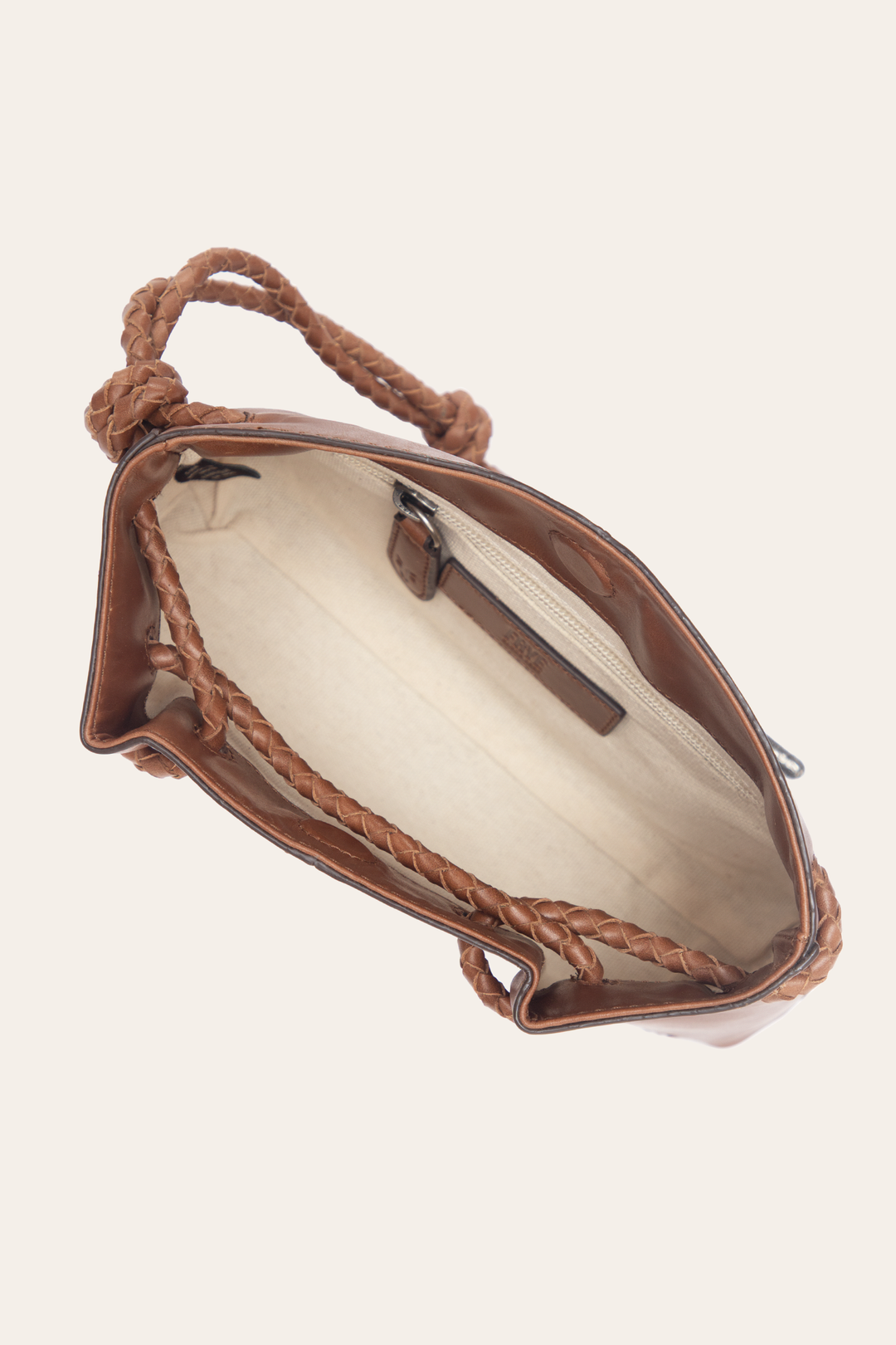 Cognac Caroline Wristlet Clutch