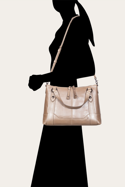 Light Bronze Melissa Medium Satchel