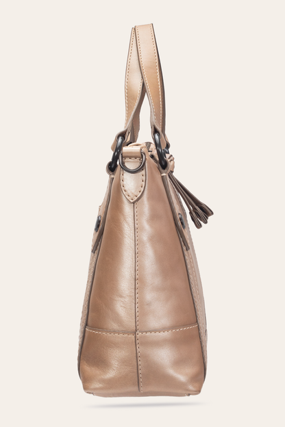 Light Bronze Melissa Medium Satchel