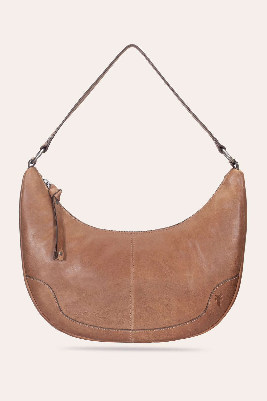 Melissa Beige Crescent Hobo
