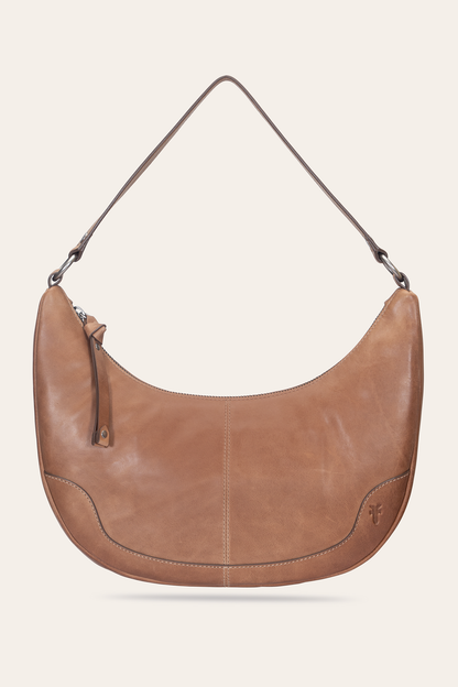 Melissa Beige Crescent Hobo