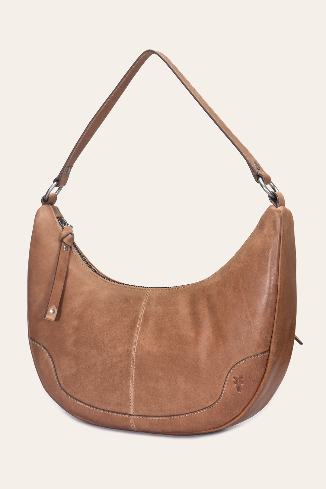 Melissa Beige Crescent Hobo