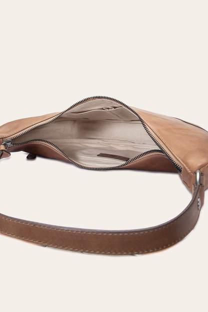 Melissa Beige Crescent Hobo