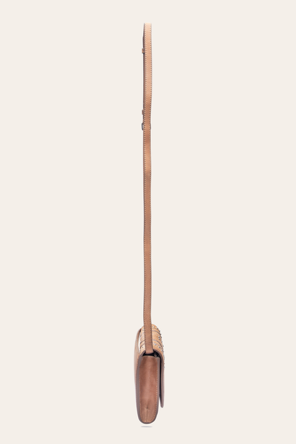 Sara Beige Wallet Crossbody