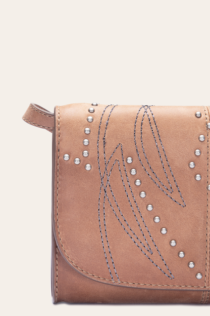 Sara Beige Wallet Crossbody