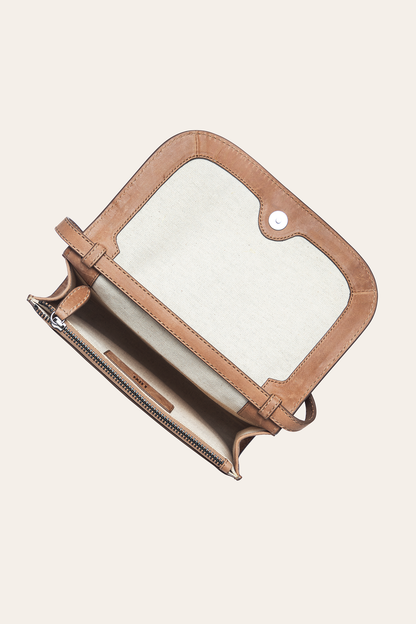 Sara Beige Wallet Crossbody